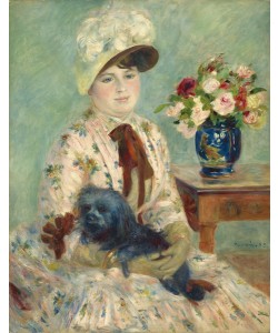Pierre-Auguste Renoir, Mlle Charlotte Berthier, 1883 (oil on canvas)