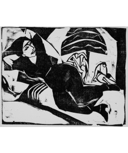 Ernst Ludwig Kirchner, Rest, 1911 (woodcut)