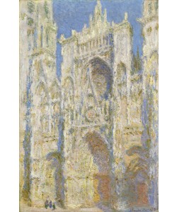 Claude Monet, Rouen Cathedral, West Facade, Sunlight, 1894 (oil on canvas)