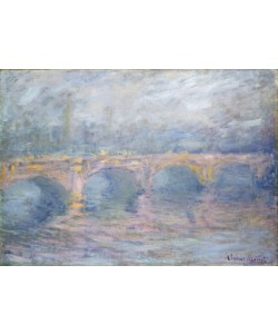 Claude Monet, Waterloo Bridge, London, at Sunset, 1904 (oil on canvas)