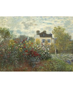 Claude Monet, The Artist's Garden in Argenteuil (A Corner of the Garden with Dahlias), 1873 (oil on canvas)