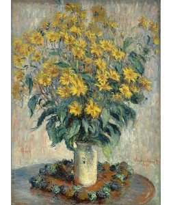 Claude Monet, Jerusalem Artichoke Flowers, 1880 (oil on canvas)