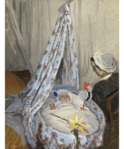Claude Monet, The Cradle, Camille with the Artist's Son Jean, 1867 (oil on canvas)