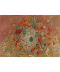 Odilon Redon, Nasturtiums, 1905 (oil on canvas)