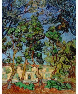 Vincent van Gogh, Trees in the Garden of St. Paul's Hospital, 1889 (oil on canvas)