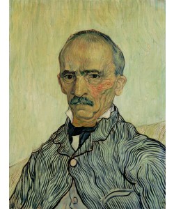 Vincent van Gogh, Portrait of Superintendant Trabuc in St. Paul's Hospital, 1889 (oil on canvas)