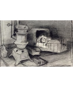 Vincent van Gogh, Cradle (pencil on paper)