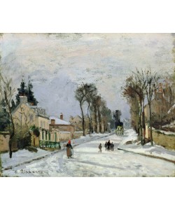 Camille Pissarro, The Versailles Road at Louveciennes, 1869 (oil on canvas)