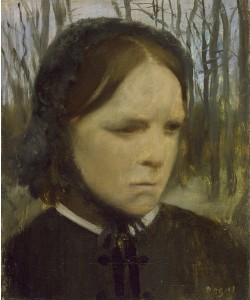 Edgar Degas, Portrait of Estelle Balfour, 1863-65 (oil on canvas)