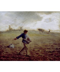 Jean-Francois Millet, The Sower, c.1865 (pastel & crayon on paper)