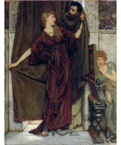 Lawrence Alma-Tadema, My Sister Is Not In, 1879 (oil on panel)
