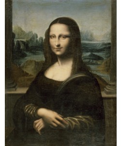 Leonardo da Vinci, Mona Lisa (oil on canvas)