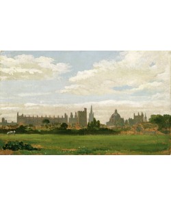JOSEPH MALLORD WILLIAM TURNER, A View of Oxford (oil on millboard)