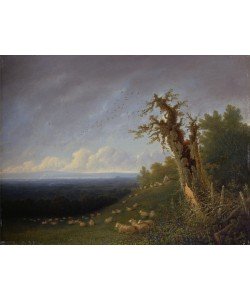 JOSEPH MALLORD WILLIAM TURNER, Shepherd Boy on a Hillside (oil on panel)