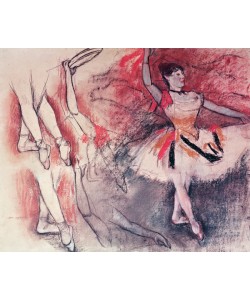 Edgar Degas, Dancer with Tambourine, or Spanish Dancer, c.1882 (charcoal & pastel on paper)