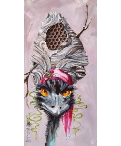 Stephanie Aguilar, Emu with Hornet`s Nest