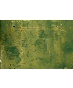 Old green painted rusty metal plate, Azahara MarcosDeLeon 