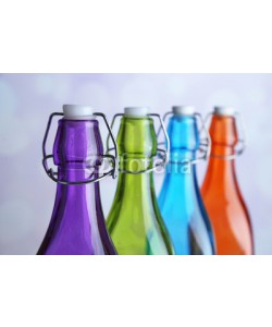 Africa Studio, Colorful bottles on light background