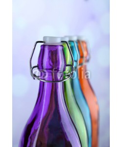 Africa Studio, Colorful bottles on light background