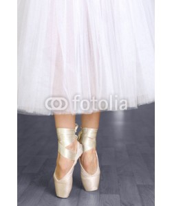 Africa Studio, Ballerina legs in pointes in dancing hall