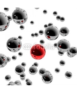 ag visuell, 3D-Illustration / 3D-Grafik: Social Media und Netzwerk