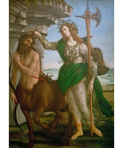 Sandro Botticelli, Minerva und Kentaur