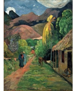 Paul Gauguin, Straße ins Gebirge