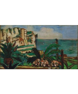 Max Beckmann, Rivieralandschaft mit Felsen