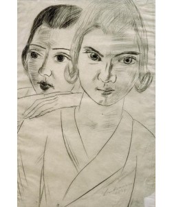 Max Beckmann, Pizchen und Quappi Doppelporträt Marie-Louise von Motesiczky und Mathilde von Kaulbach