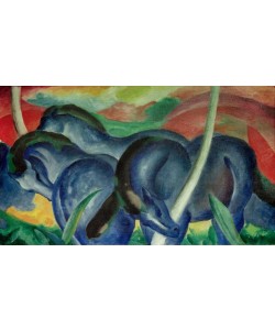 Franz Marc, Die großen blauen Pferde