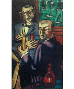 Max Beckmann, Bildnis Curt Valentin und Hanns Swarzenski