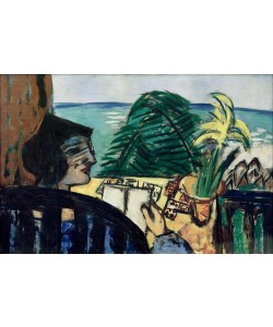 Max Beckmann, Frau lesend am Meer