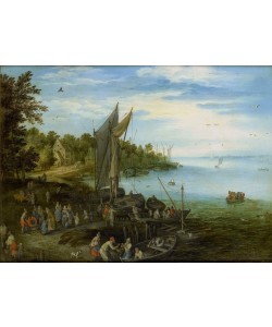 Jan Brueghel der Ältere, Flussufer