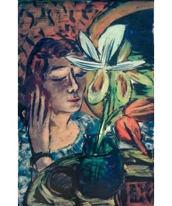 Max Beckmann, Frau mit Orchidee