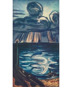 Max Beckmann, Meer mit großer Wolke