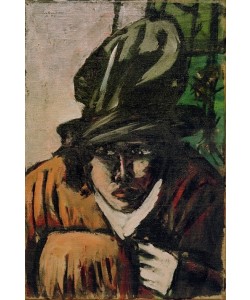 Max Beckmann, Frau mit Hut und Muff