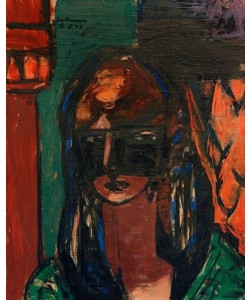 Max Beckmann, Frau mit Maske