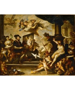 Luca Giordano, Rubens at work painting