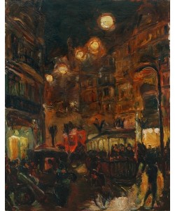 Max Beckmann, Straße bei Nacht