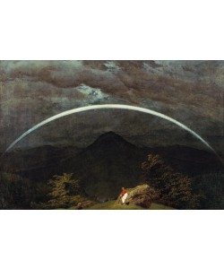 Caspar David Friedrich, Gebirgslandschaft mit Regenbogen