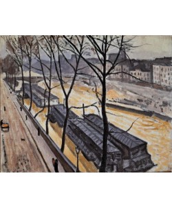 Albert Marquet, Paris en hiver (Quai de Bourbon)