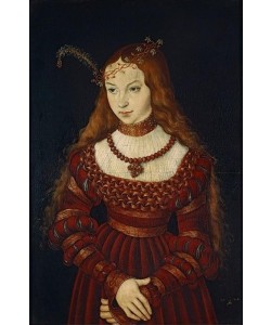 Lucas Cranach der Ältere, Sibylle von Cleve als Braut