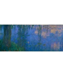 Claude Monet, Le Bassin aux nymphéas avec saules, Le Matin aux saules