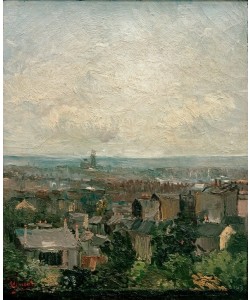 Vincent van Gogh, Blick auf die Dächer von Paris