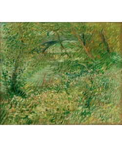 Vincent van Gogh, Seineufer im Frühling am Pont de Clichy