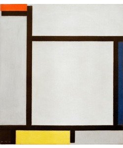 Piet Mondrian, Komposition mit Rot, Blau, Schwarz, Gelb und Grau