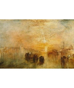JOSEPH MALLORD WILLIAM TURNER, Venice: Going to the Ball (San Martino)