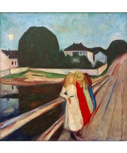 Edvard Munch, Vier Mädchen auf der Brücke