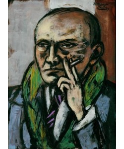 Max Beckmann, Selbstbildnis mit Zigarette
