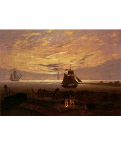 Caspar David Friedrich, Abend am Ostseestrand